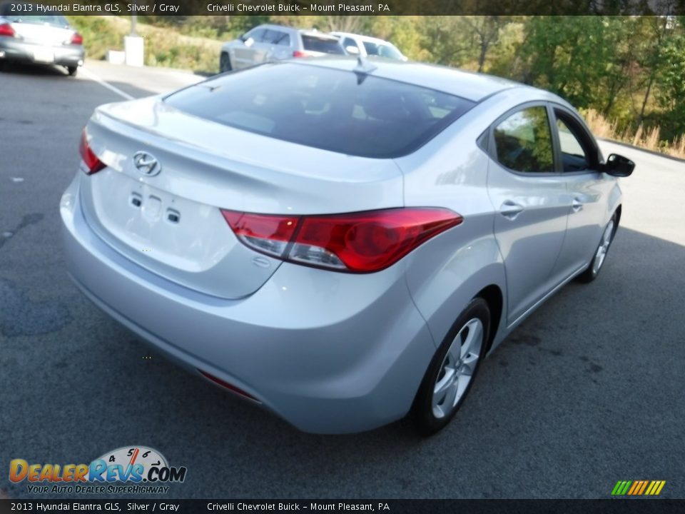 2013 Hyundai Elantra GLS Silver / Gray Photo #7