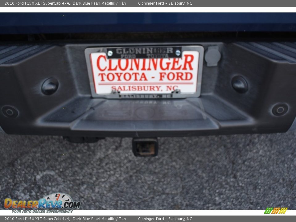 2010 Ford F150 XLT SuperCab 4x4 Dark Blue Pearl Metallic / Tan Photo #8