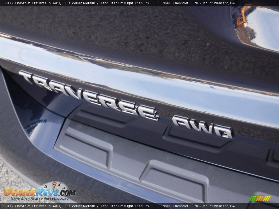 2017 Chevrolet Traverse LS AWD Blue Velvet Metallic / Dark Titanium/Light Titanium Photo #7