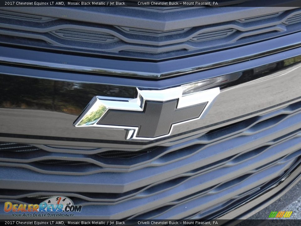 2017 Chevrolet Equinox LT AWD Mosaic Black Metallic / Jet Black Photo #5