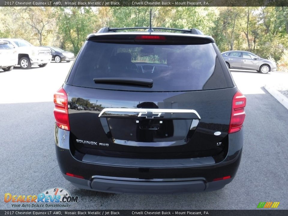 2017 Chevrolet Equinox LT AWD Mosaic Black Metallic / Jet Black Photo #7