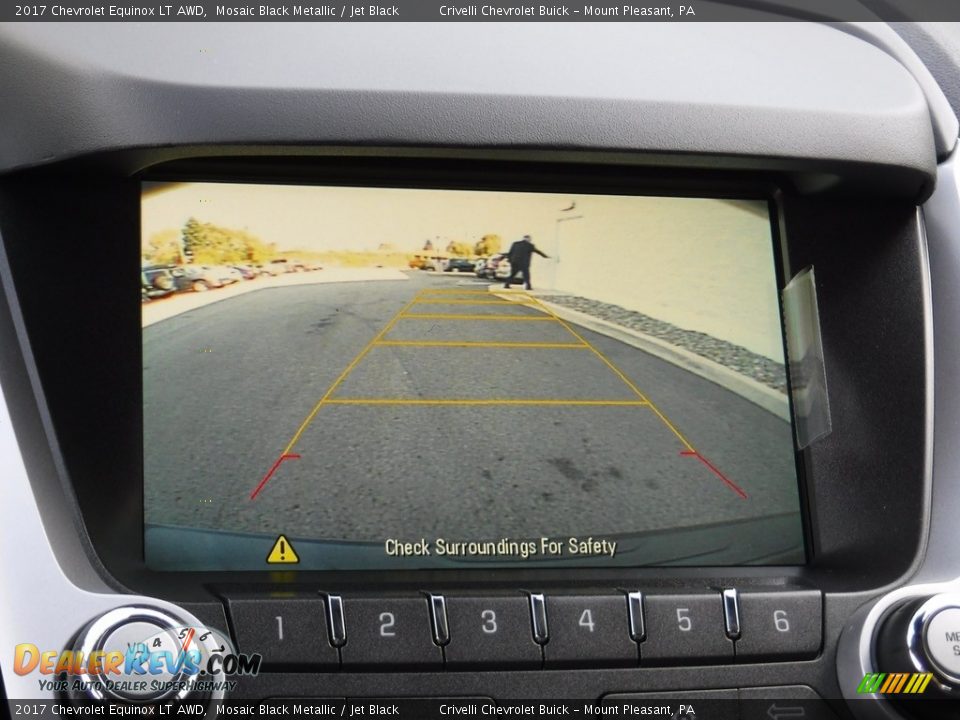 2017 Chevrolet Equinox LT AWD Mosaic Black Metallic / Jet Black Photo #15