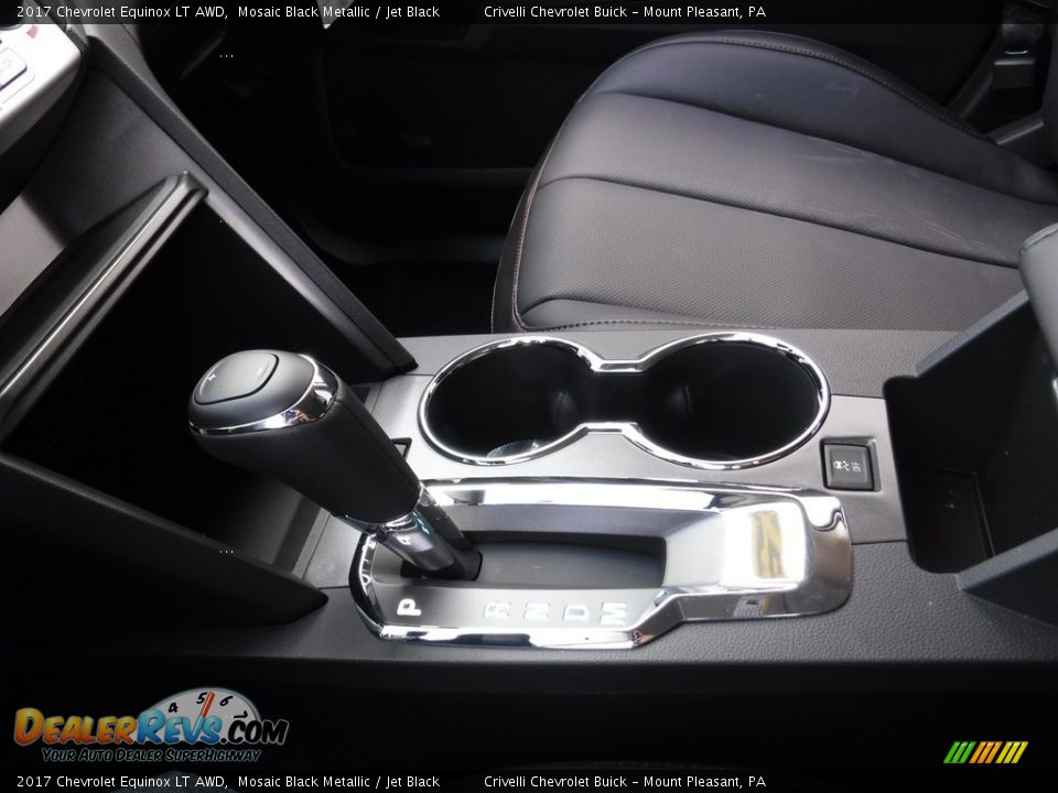 2017 Chevrolet Equinox LT AWD Mosaic Black Metallic / Jet Black Photo #18