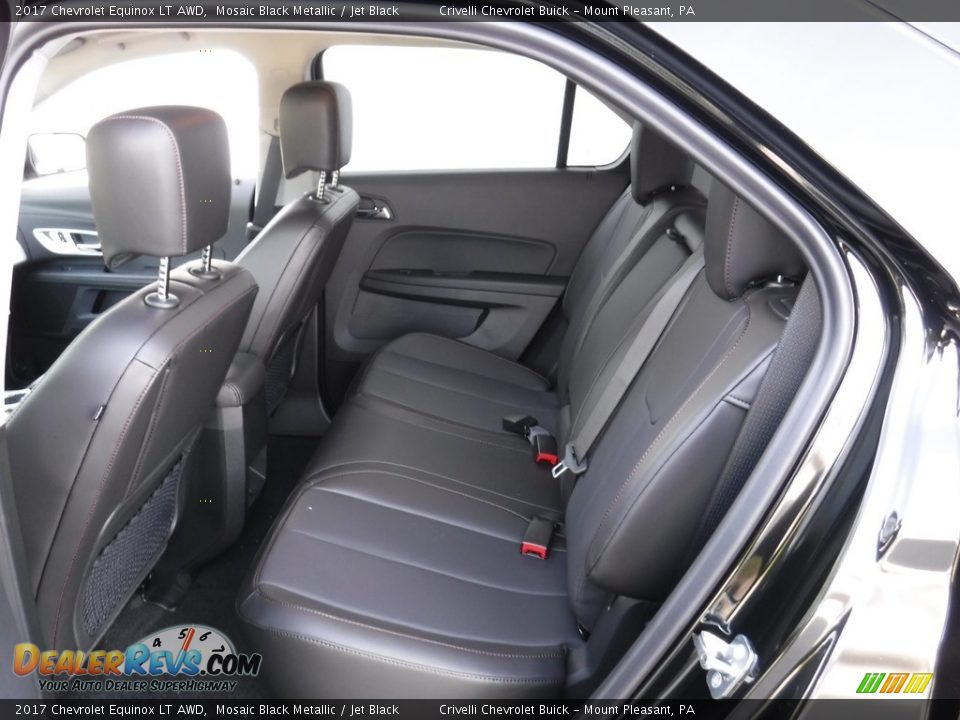 2017 Chevrolet Equinox LT AWD Mosaic Black Metallic / Jet Black Photo #21