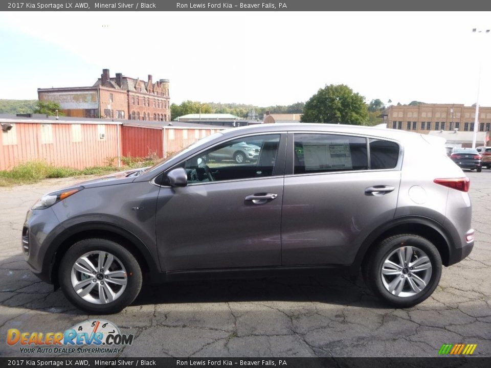 2017 Kia Sportage LX AWD Mineral Silver / Black Photo #6