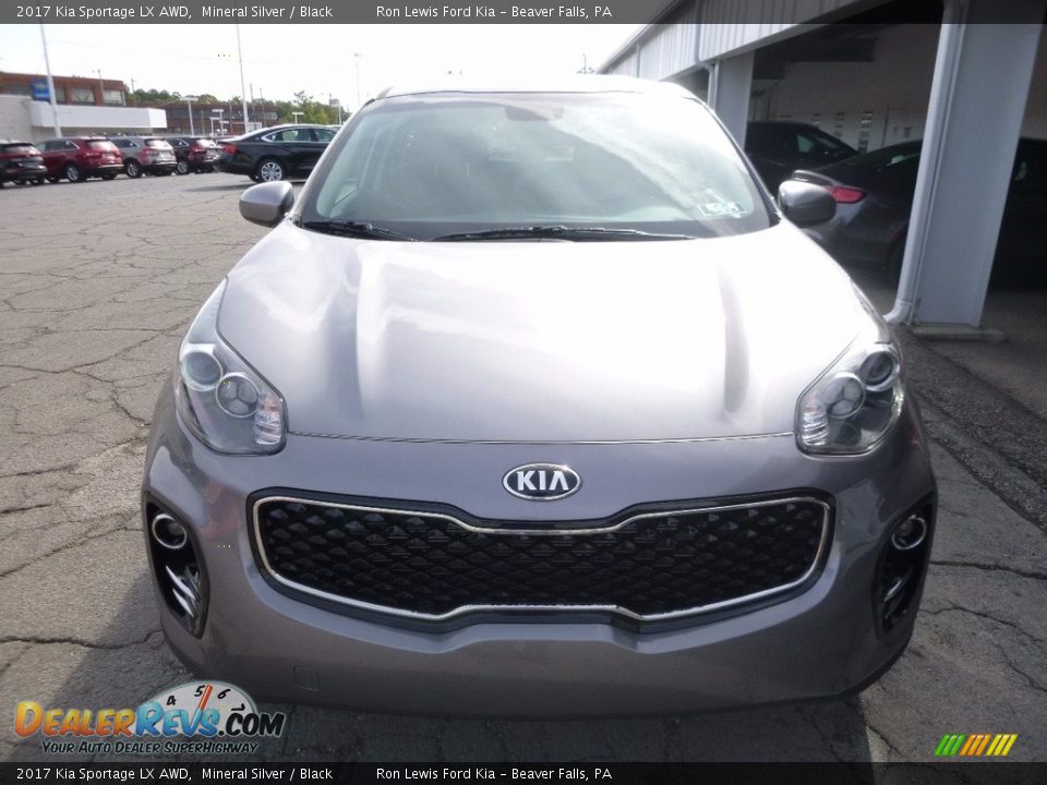 2017 Kia Sportage LX AWD Mineral Silver / Black Photo #8
