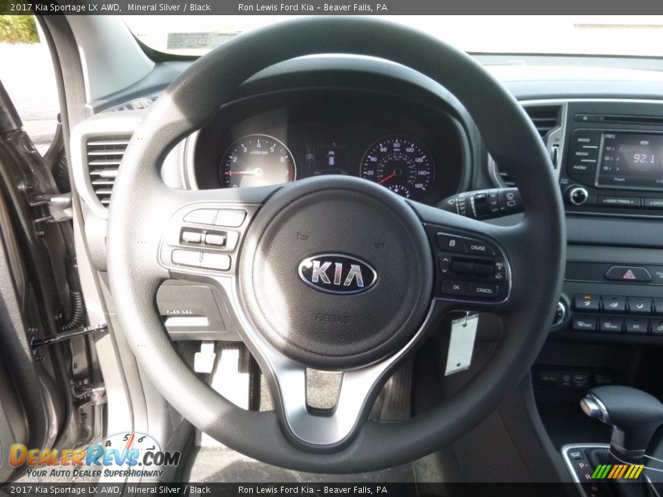 2017 Kia Sportage LX AWD Mineral Silver / Black Photo #16