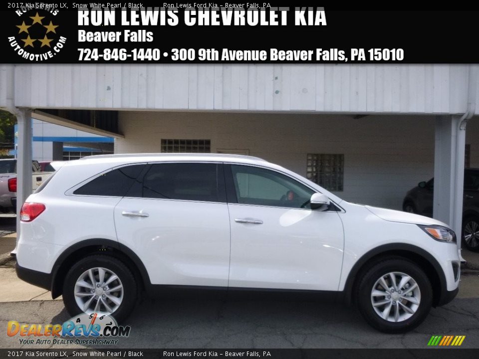 2017 Kia Sorento LX Snow White Pearl / Black Photo #1