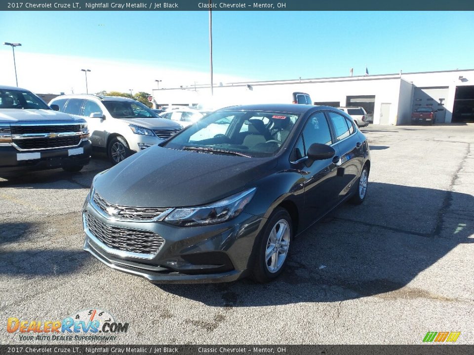 2017 Chevrolet Cruze LT Nightfall Gray Metallic / Jet Black Photo #1