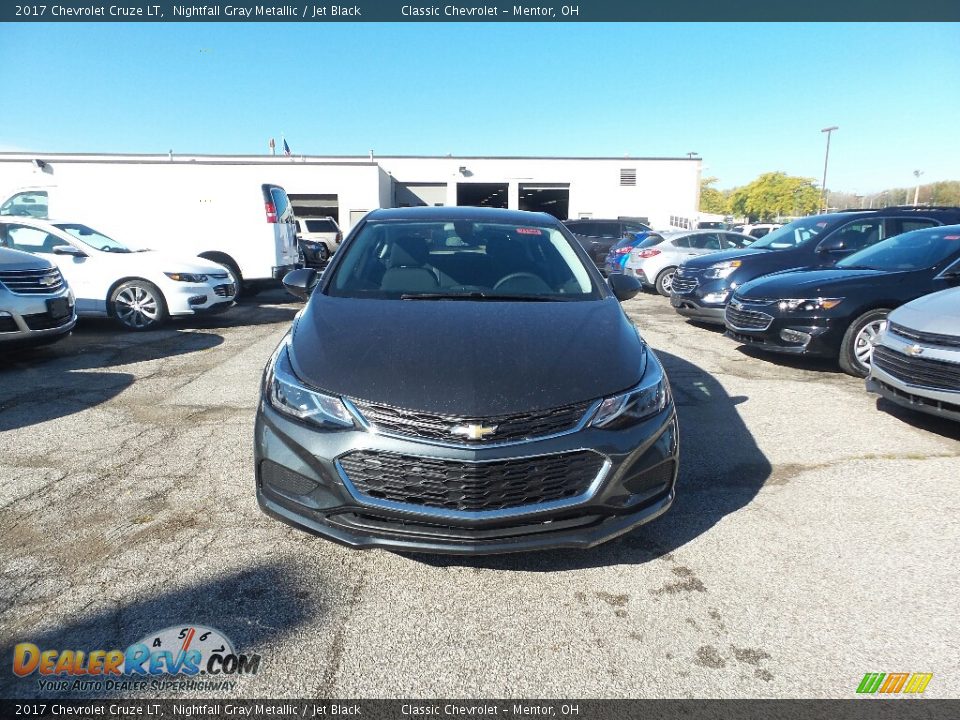 2017 Chevrolet Cruze LT Nightfall Gray Metallic / Jet Black Photo #2