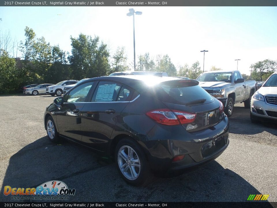 2017 Chevrolet Cruze LT Nightfall Gray Metallic / Jet Black Photo #5