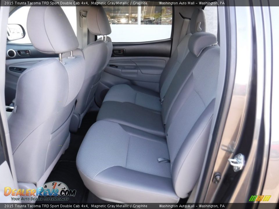 2015 Toyota Tacoma TRD Sport Double Cab 4x4 Magnetic Gray Metallic / Graphite Photo #22