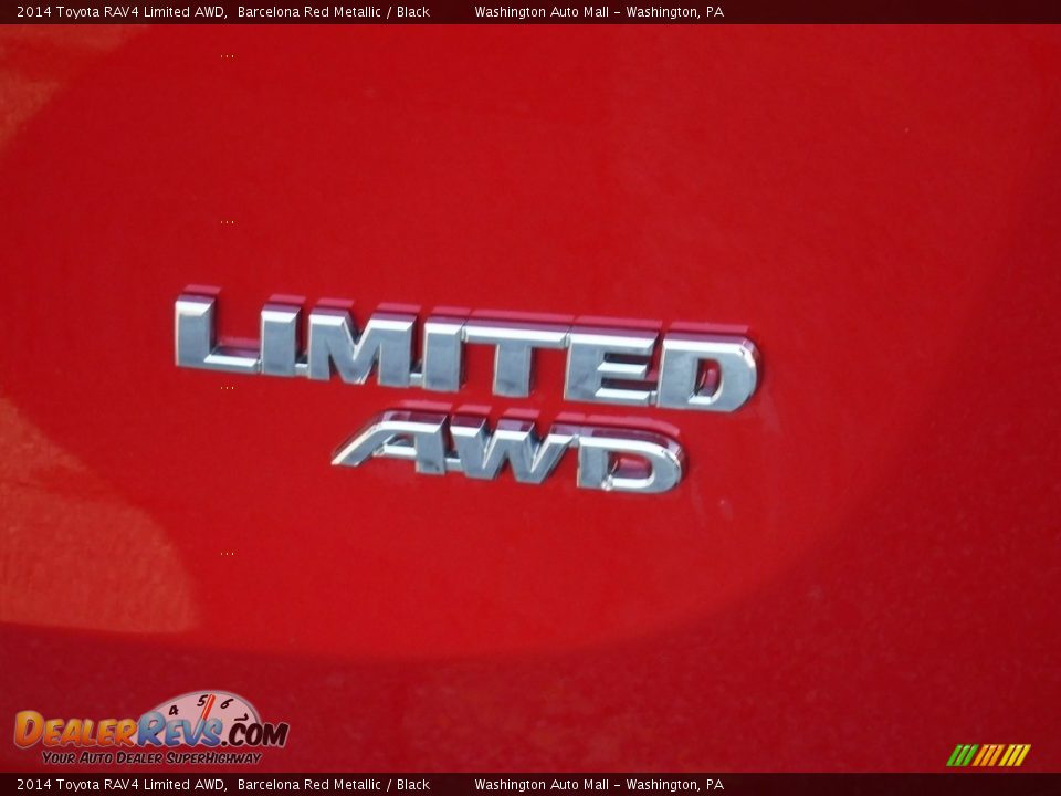 2014 Toyota RAV4 Limited AWD Barcelona Red Metallic / Black Photo #11