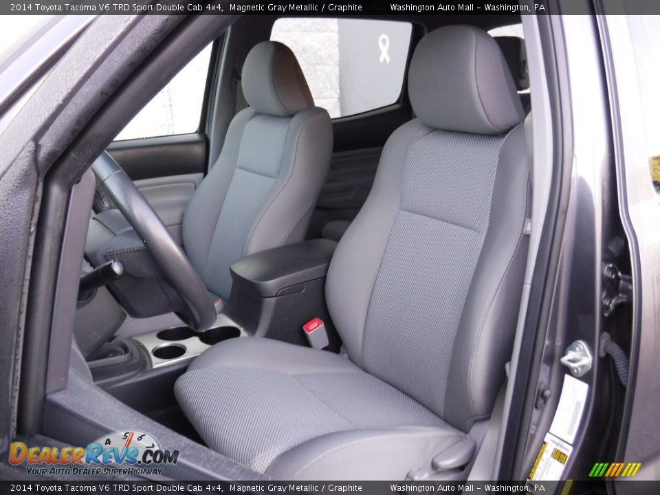 2014 Toyota Tacoma V6 TRD Sport Double Cab 4x4 Magnetic Gray Metallic / Graphite Photo #14