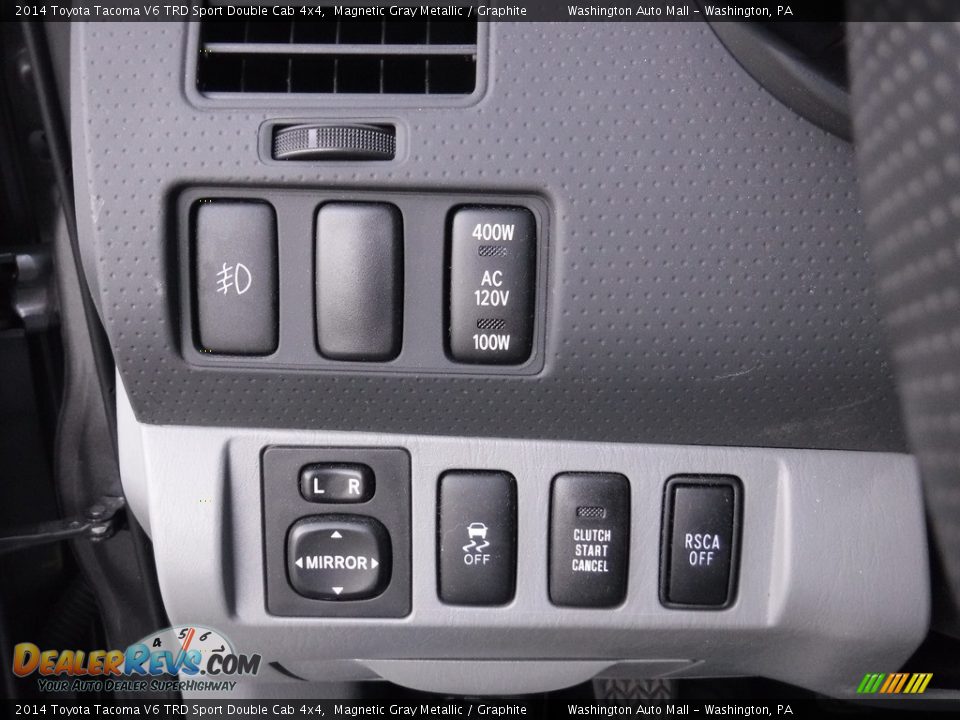 2014 Toyota Tacoma V6 TRD Sport Double Cab 4x4 Magnetic Gray Metallic / Graphite Photo #16