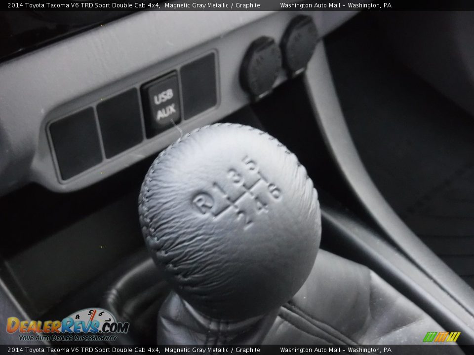 2014 Toyota Tacoma V6 TRD Sport Double Cab 4x4 Magnetic Gray Metallic / Graphite Photo #19