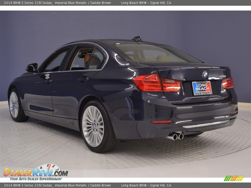 2014 BMW 3 Series 328i Sedan Imperial Blue Metallic / Saddle Brown Photo #5