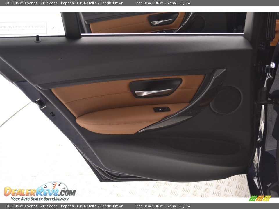 2014 BMW 3 Series 328i Sedan Imperial Blue Metallic / Saddle Brown Photo #20