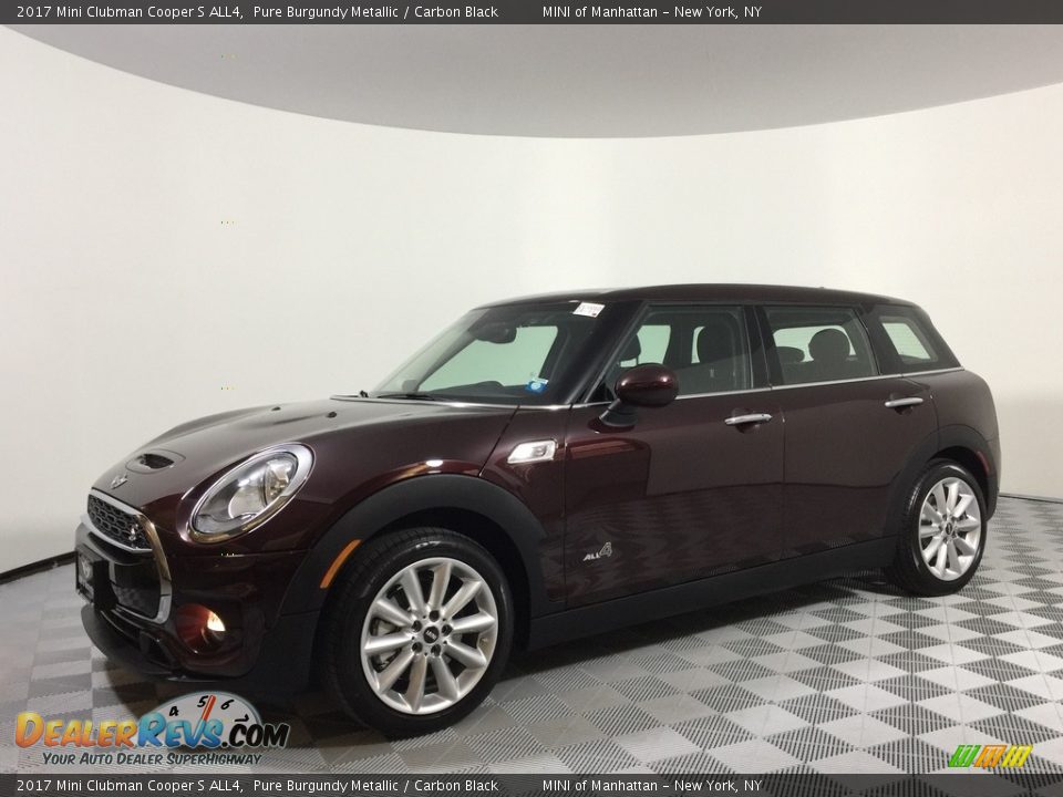 2017 Mini Clubman Cooper S ALL4 Pure Burgundy Metallic / Carbon Black Photo #1