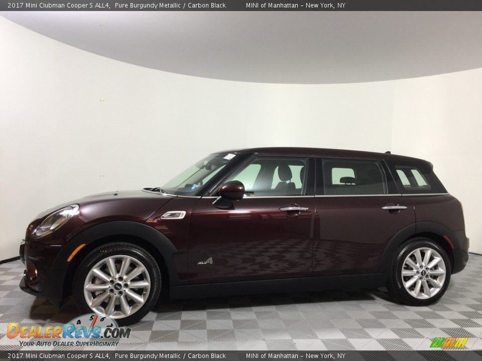 2017 Mini Clubman Cooper S ALL4 Pure Burgundy Metallic / Carbon Black Photo #2