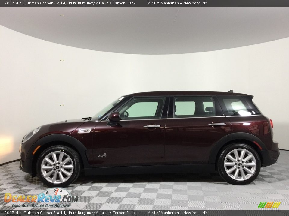 2017 Mini Clubman Cooper S ALL4 Pure Burgundy Metallic / Carbon Black Photo #3