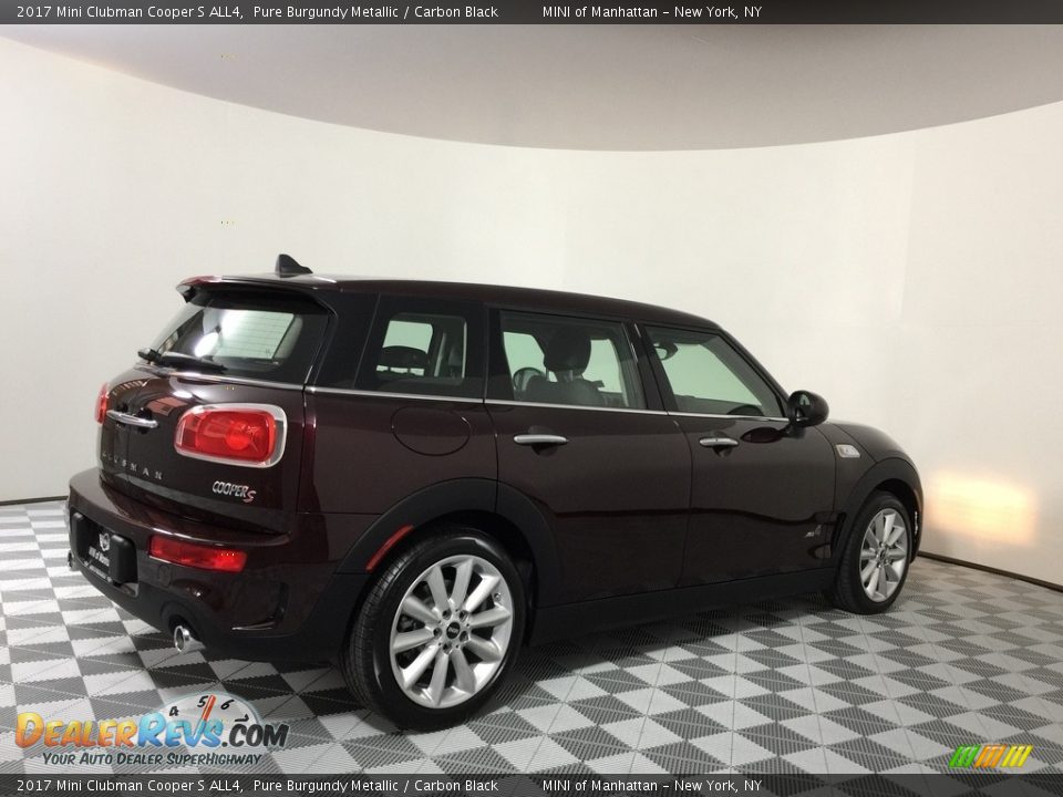2017 Mini Clubman Cooper S ALL4 Pure Burgundy Metallic / Carbon Black Photo #7