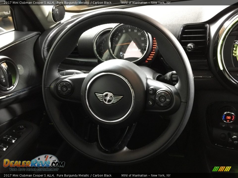 2017 Mini Clubman Cooper S ALL4 Pure Burgundy Metallic / Carbon Black Photo #22