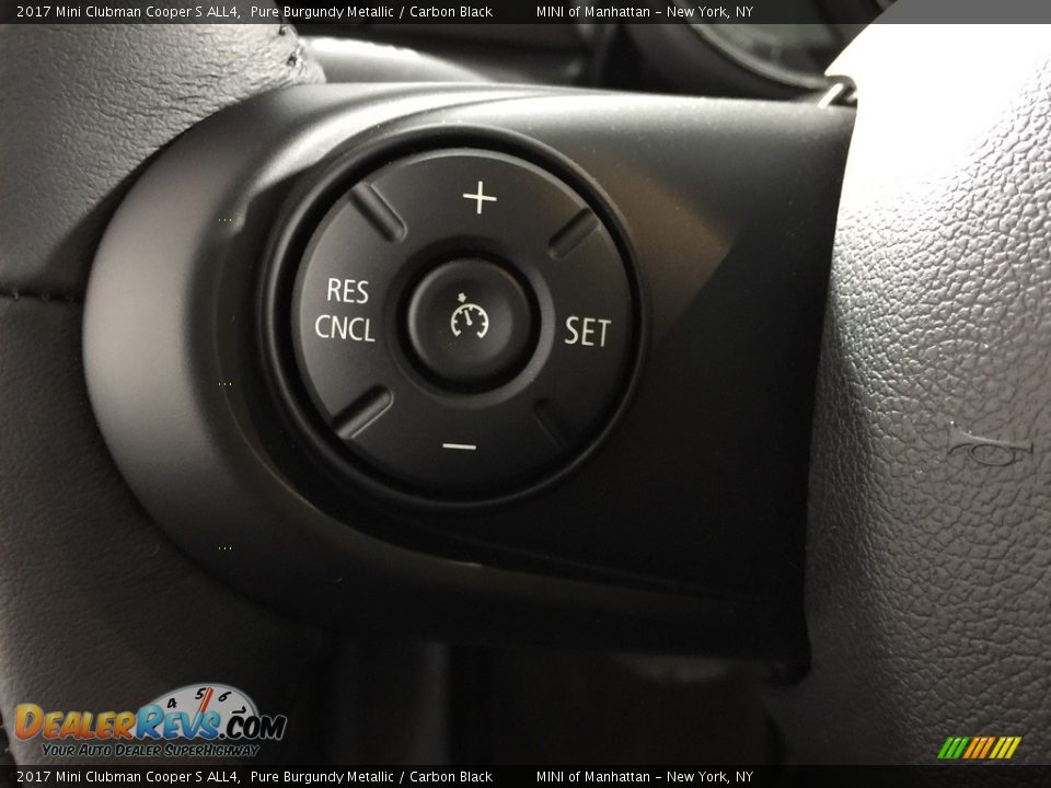 2017 Mini Clubman Cooper S ALL4 Pure Burgundy Metallic / Carbon Black Photo #23