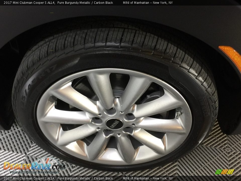 2017 Mini Clubman Cooper S ALL4 Pure Burgundy Metallic / Carbon Black Photo #26