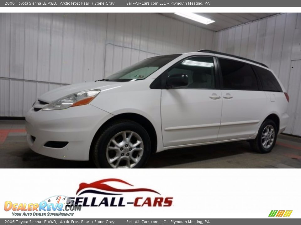 2006 Toyota Sienna LE AWD Arctic Frost Pearl / Stone Gray Photo #1