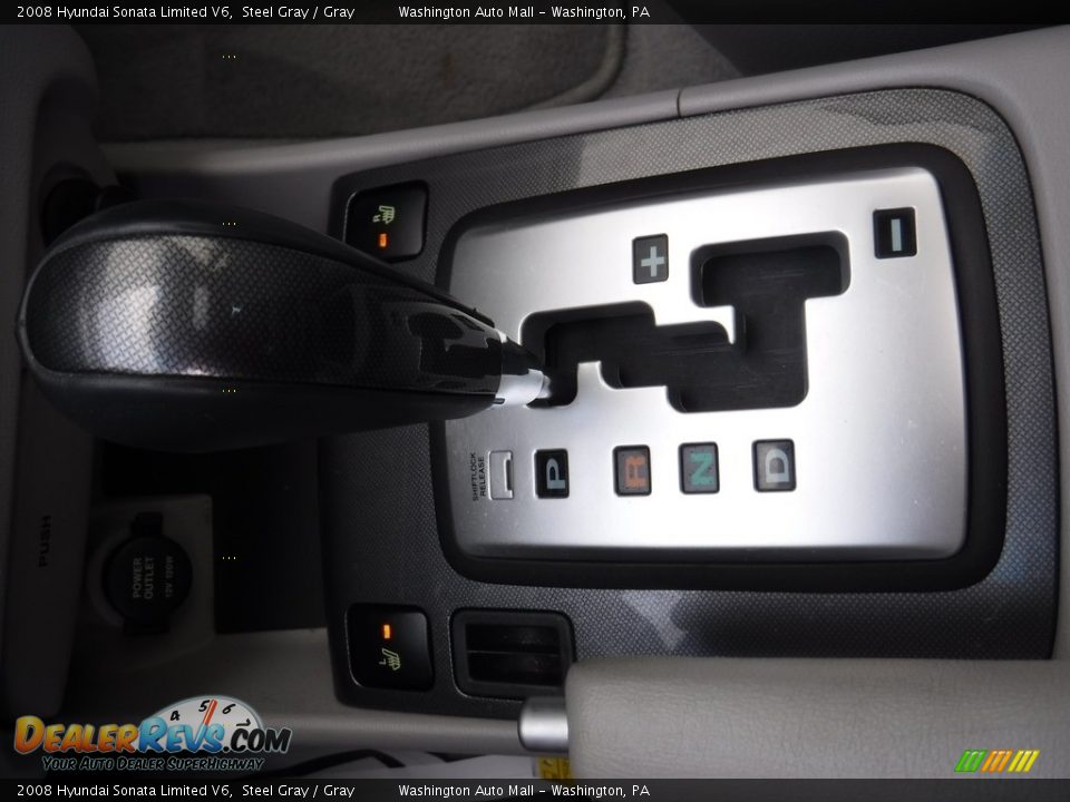 2008 Hyundai Sonata Limited V6 Steel Gray / Gray Photo #21