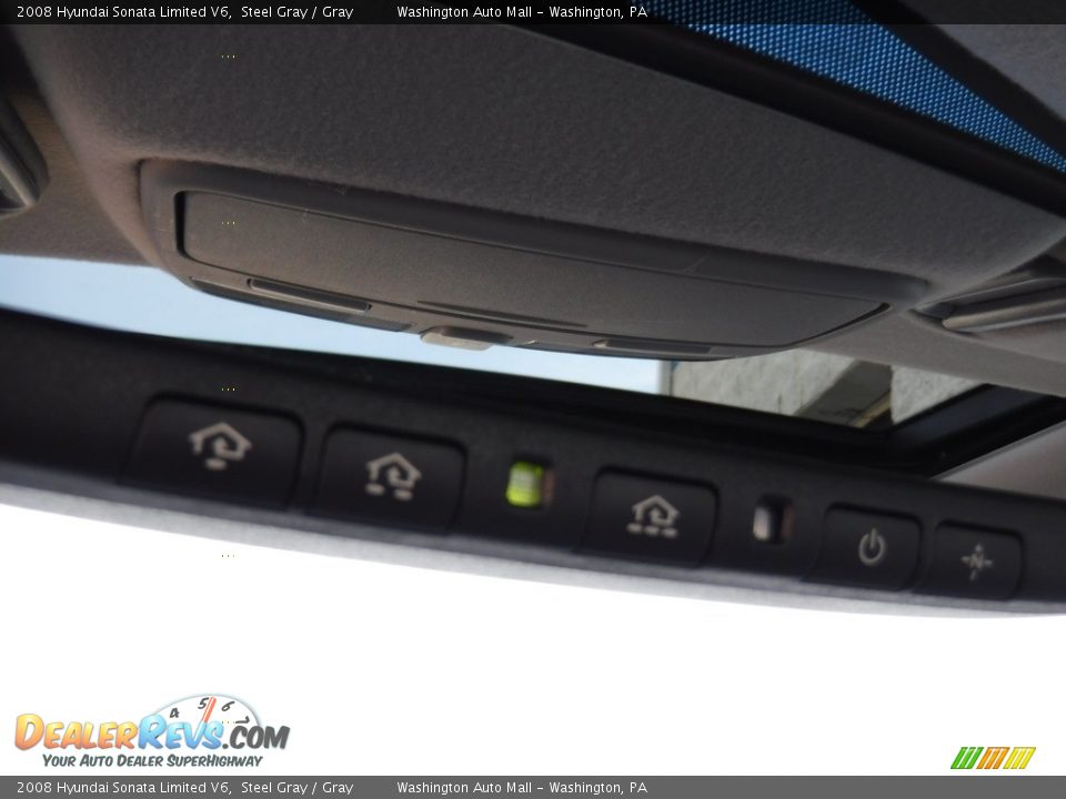 2008 Hyundai Sonata Limited V6 Steel Gray / Gray Photo #23
