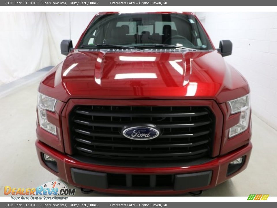 2016 Ford F150 XLT SuperCrew 4x4 Ruby Red / Black Photo #6