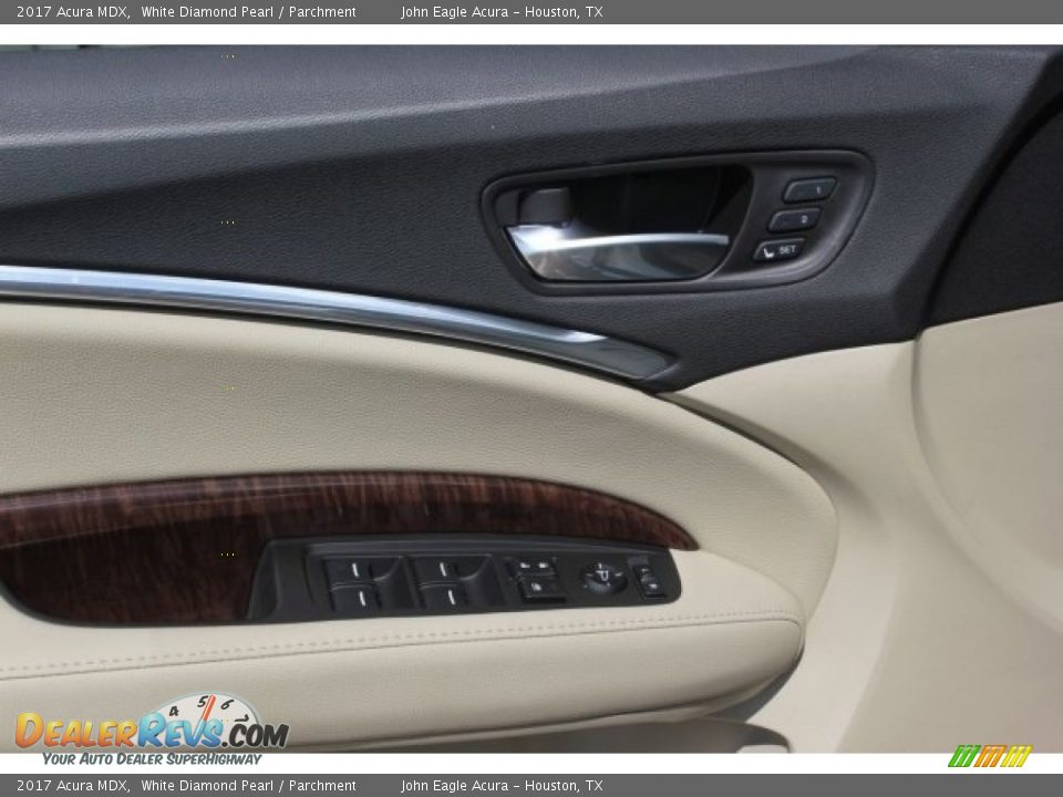 2017 Acura MDX White Diamond Pearl / Parchment Photo #15