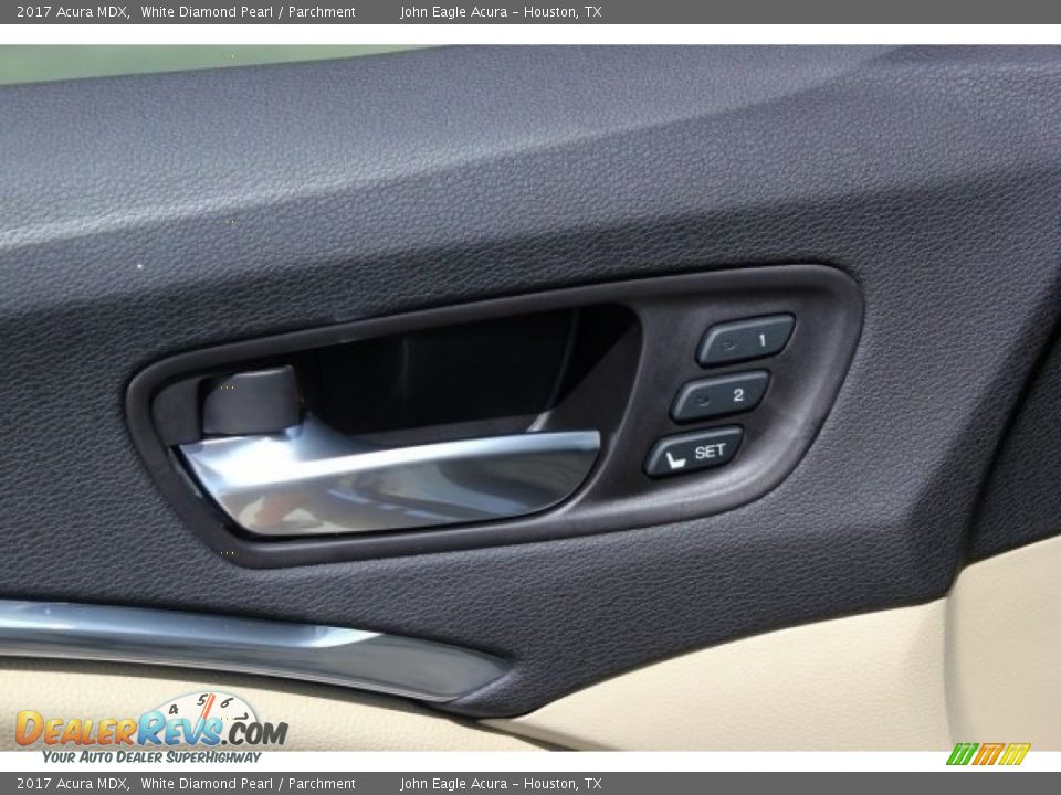 2017 Acura MDX White Diamond Pearl / Parchment Photo #16