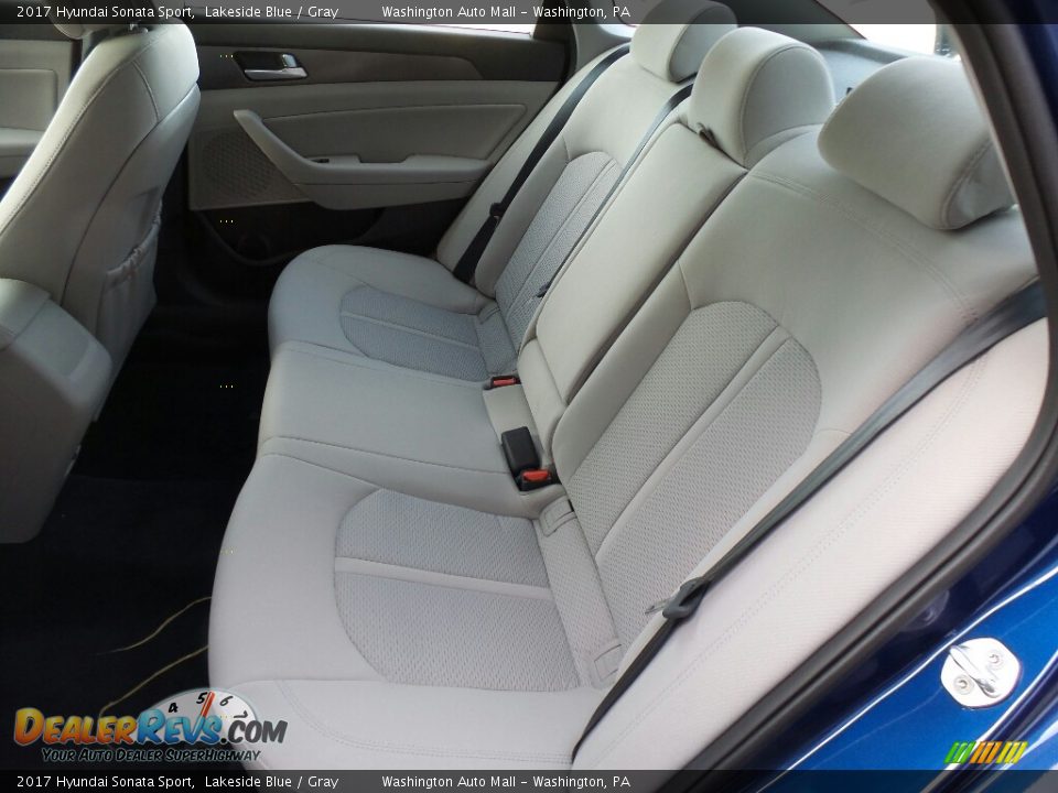 Rear Seat of 2017 Hyundai Sonata Sport Photo #11