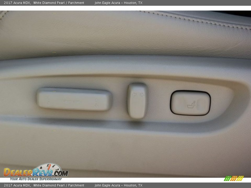 2017 Acura MDX White Diamond Pearl / Parchment Photo #19