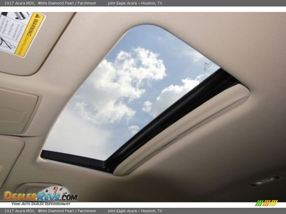 2017 Acura MDX White Diamond Pearl / Parchment Photo #20