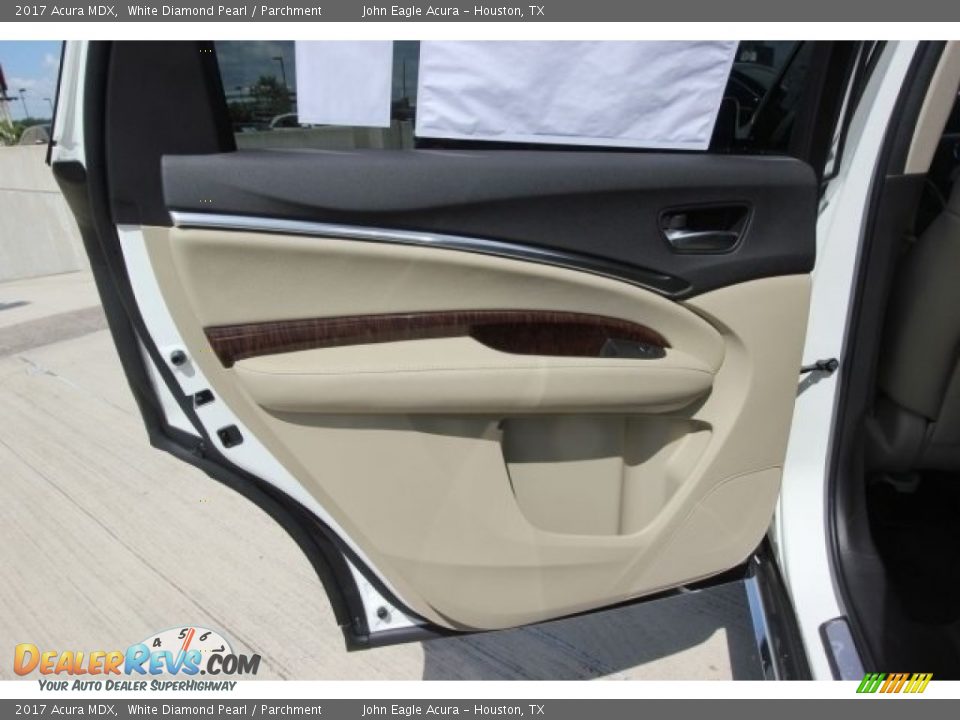 2017 Acura MDX White Diamond Pearl / Parchment Photo #23