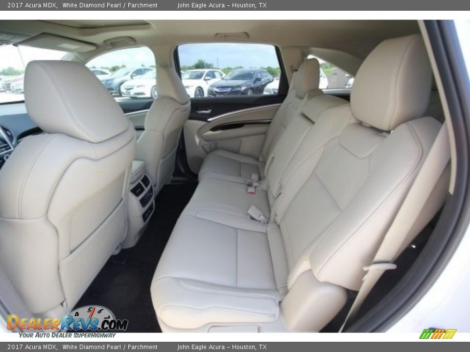 2017 Acura MDX White Diamond Pearl / Parchment Photo #24