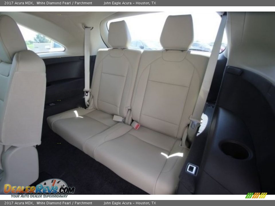 2017 Acura MDX White Diamond Pearl / Parchment Photo #25