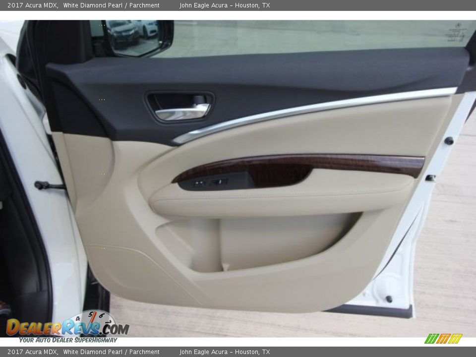 2017 Acura MDX White Diamond Pearl / Parchment Photo #30