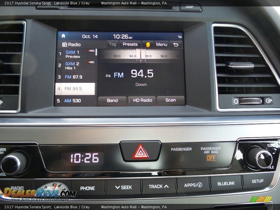 Controls of 2017 Hyundai Sonata Sport Photo #26