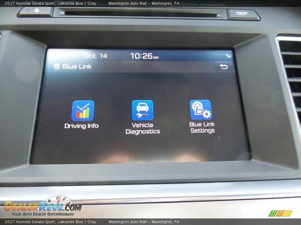 2017 Hyundai Sonata Sport Lakeside Blue / Gray Photo #28