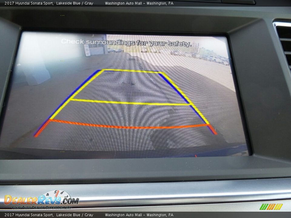 2017 Hyundai Sonata Sport Lakeside Blue / Gray Photo #32