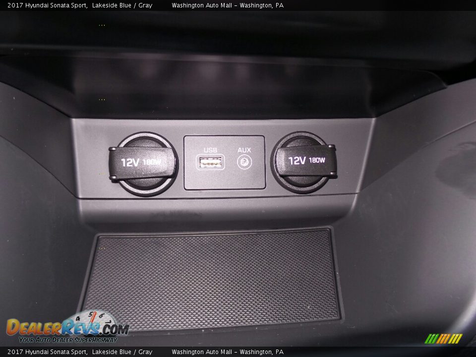 2017 Hyundai Sonata Sport Lakeside Blue / Gray Photo #33