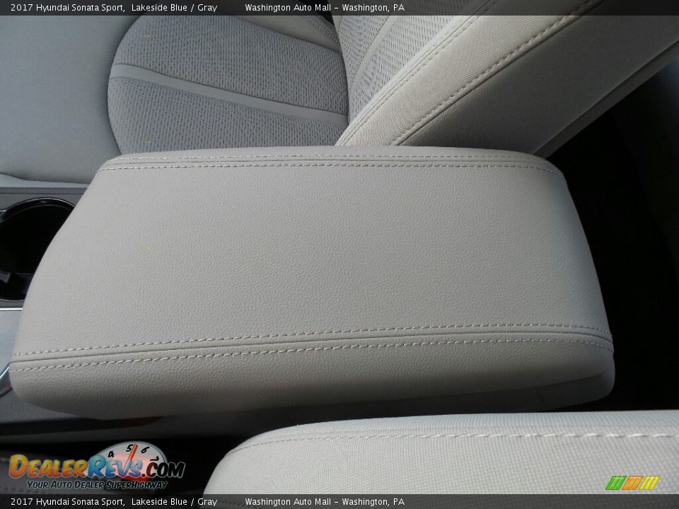 2017 Hyundai Sonata Sport Lakeside Blue / Gray Photo #35