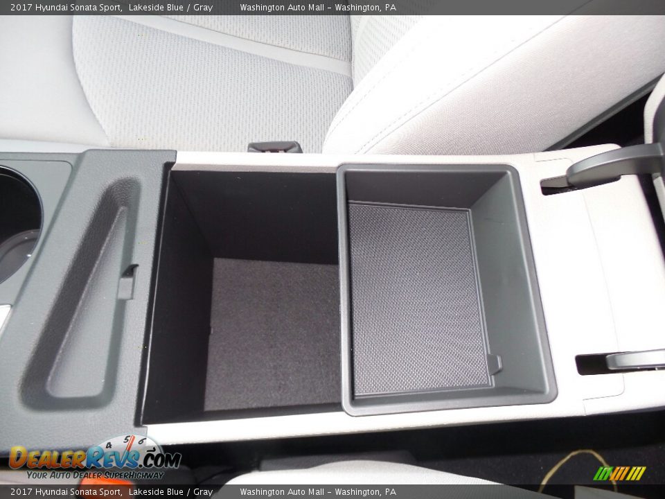 2017 Hyundai Sonata Sport Lakeside Blue / Gray Photo #36