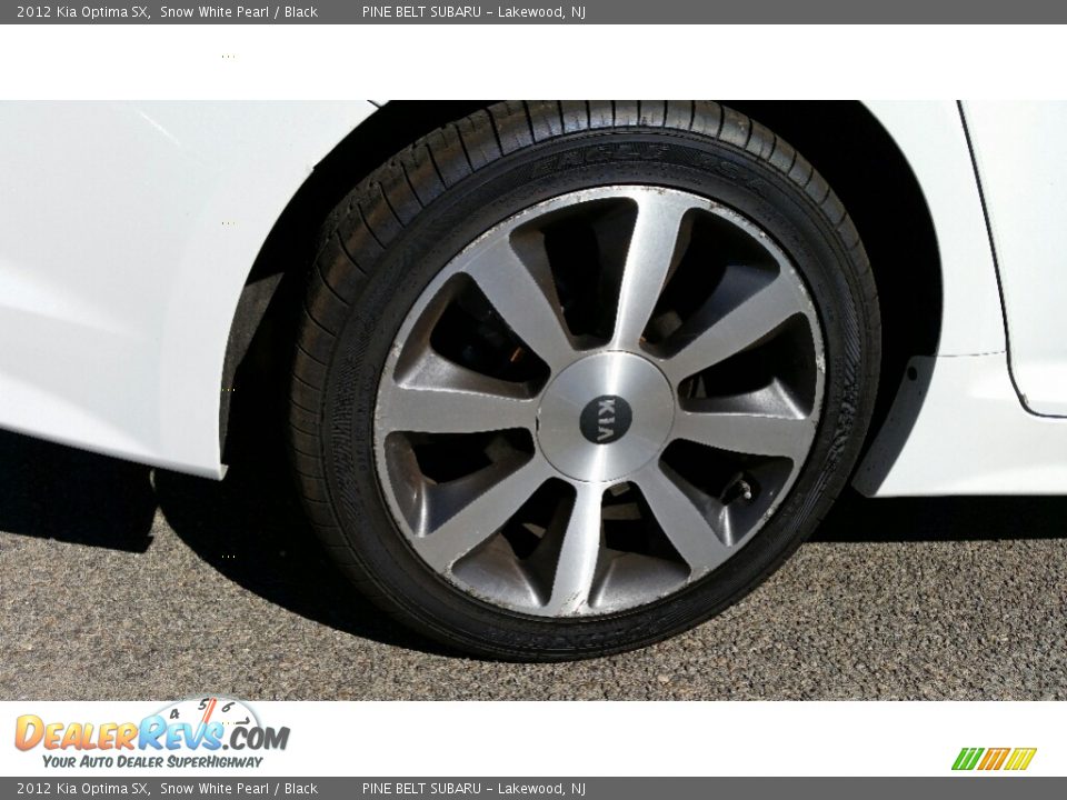2012 Kia Optima SX Snow White Pearl / Black Photo #6