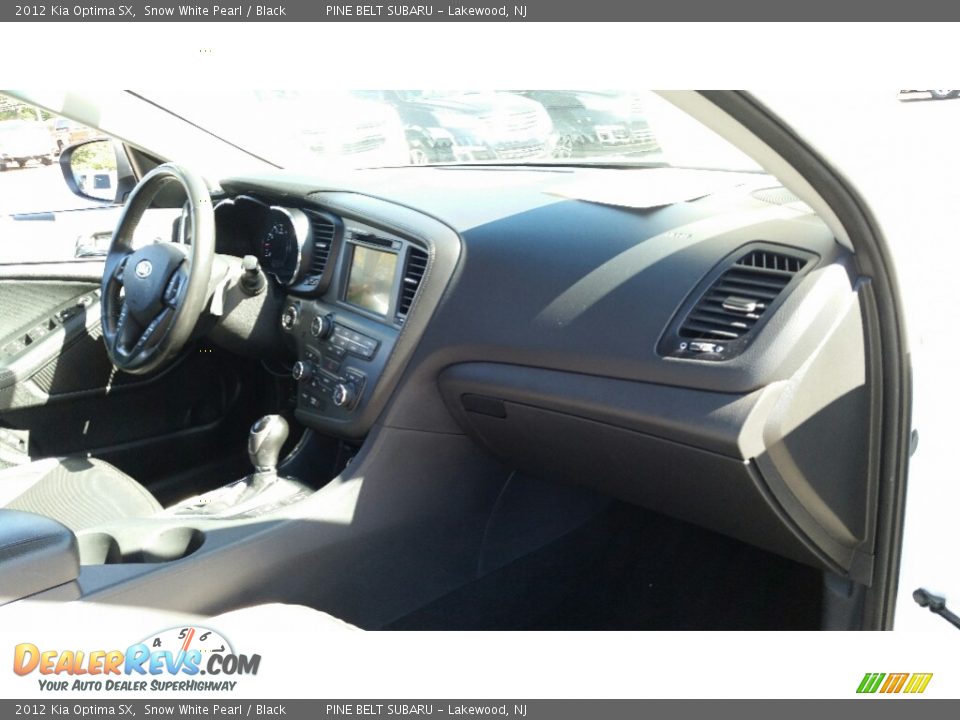2012 Kia Optima SX Snow White Pearl / Black Photo #7